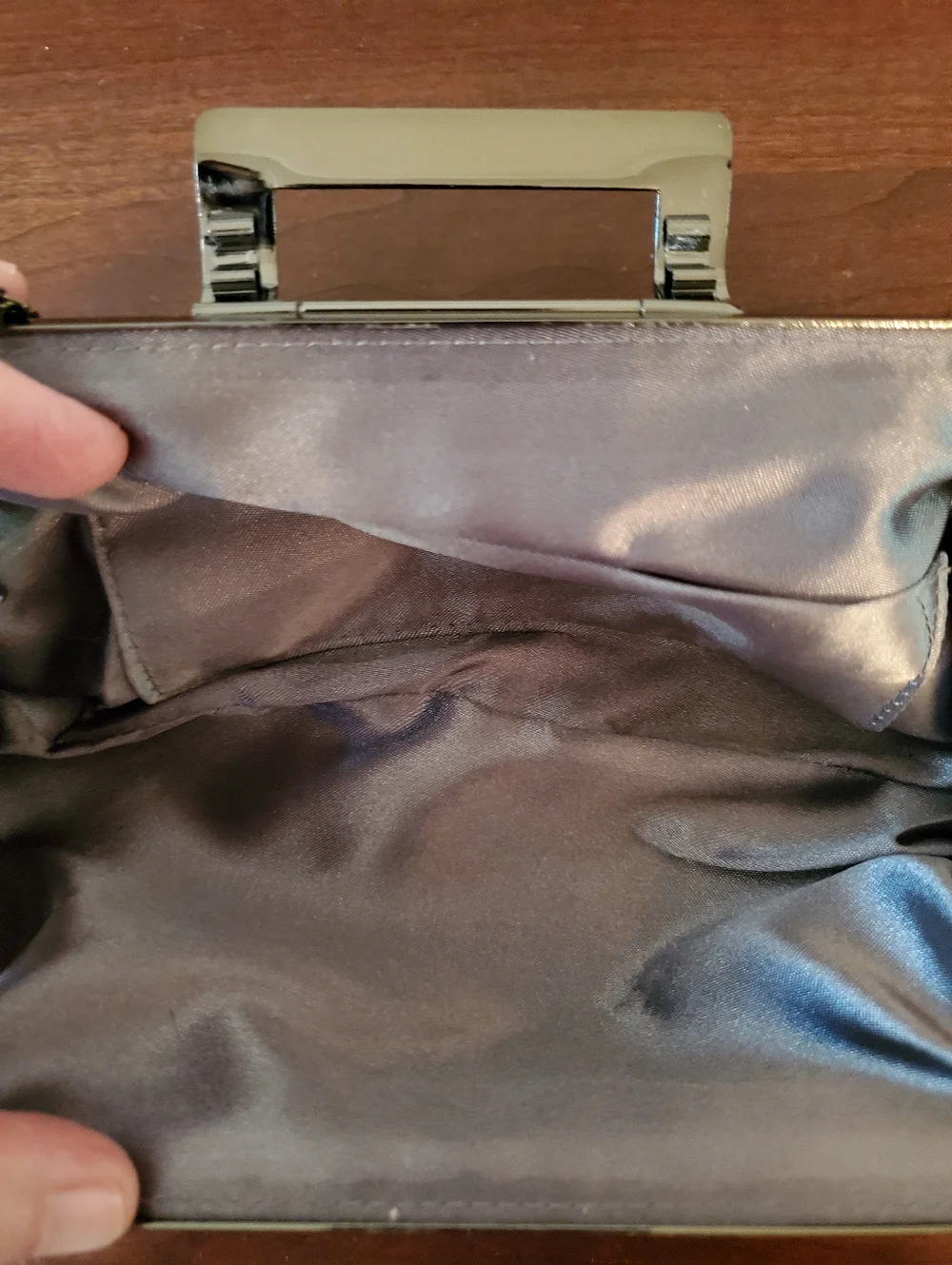 NWT - The Limited - Ladies - Black Metal Mesh - Wristlet